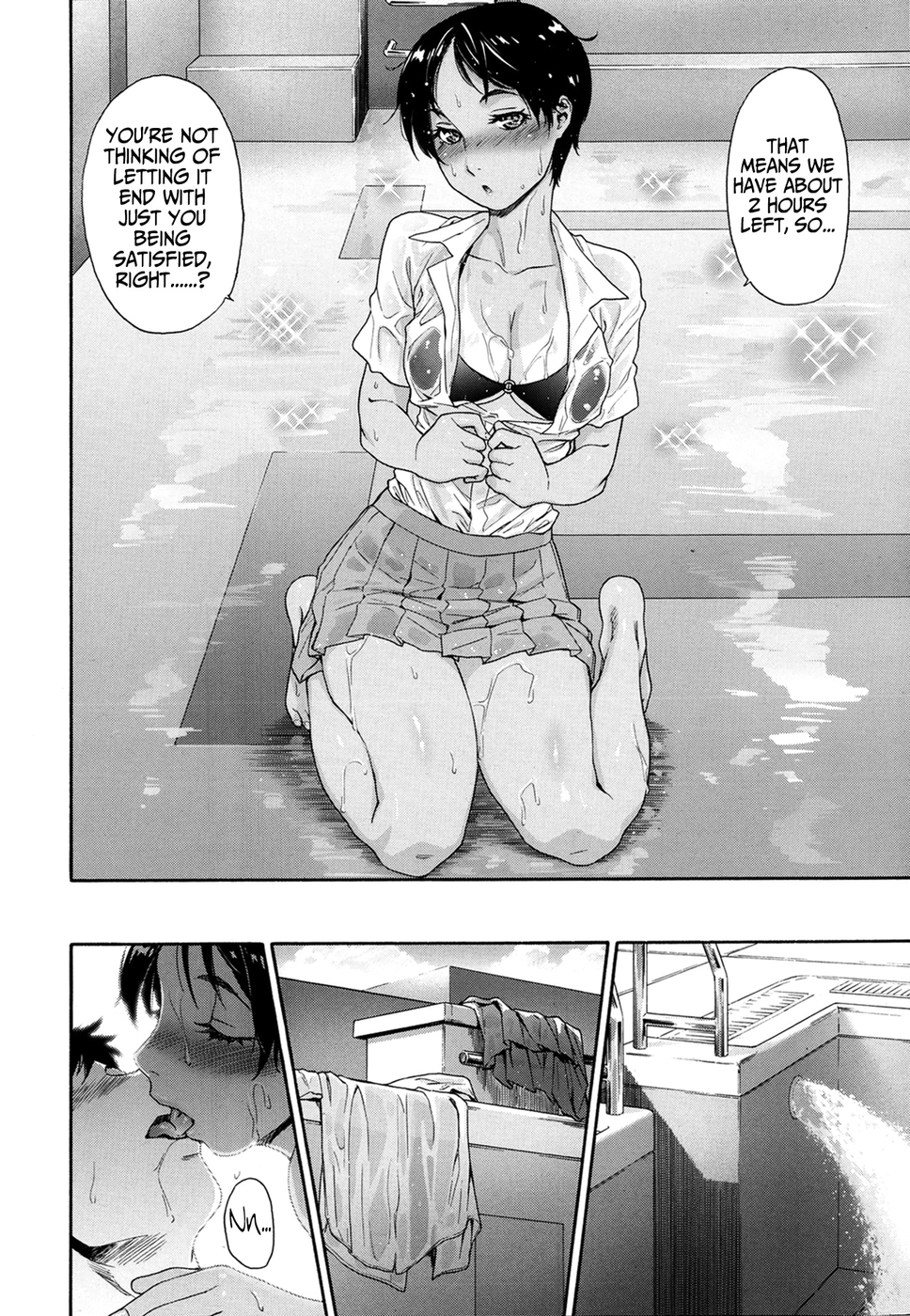 Hentai Manga Comic-Right now, while cleaning the pool-Read-8